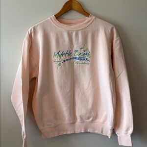 Vintage Peach Myrtle Beach Sweatshirt